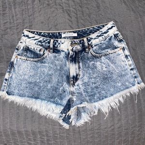 Pacsun acid-washed High-rise Festival Shorts - Size 26